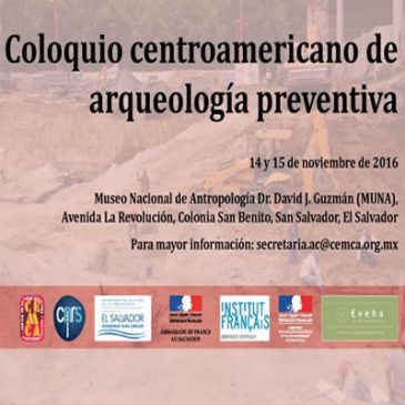 Primer coloquio centroamericano de arqueología preventiva