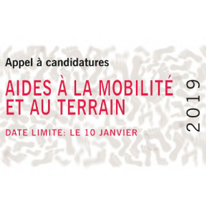 AIDES À LA MOBILITÉ ET AU TERRAIN 2019